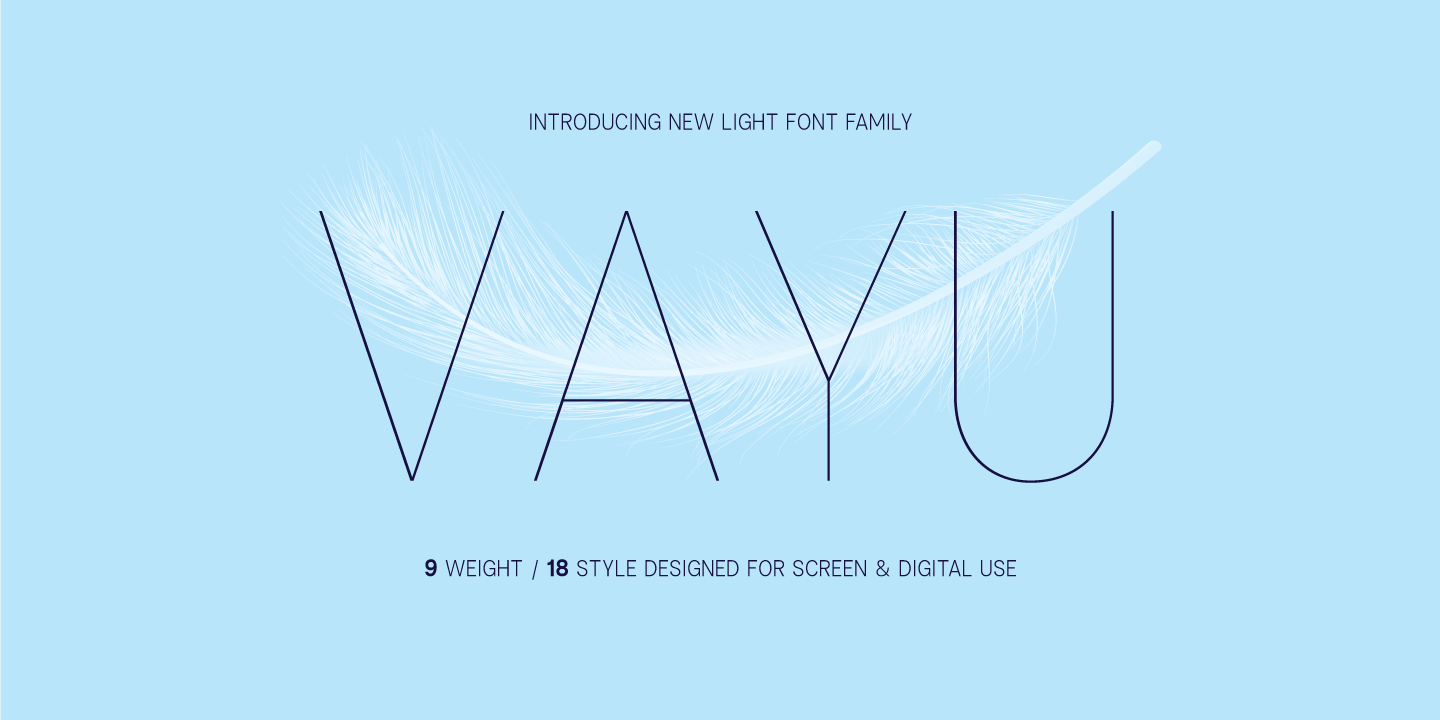 Vayu Sans Font preview
